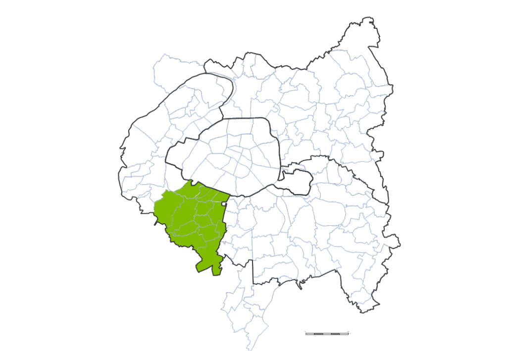 Zone interventions Quadra Terra Sud de Paris