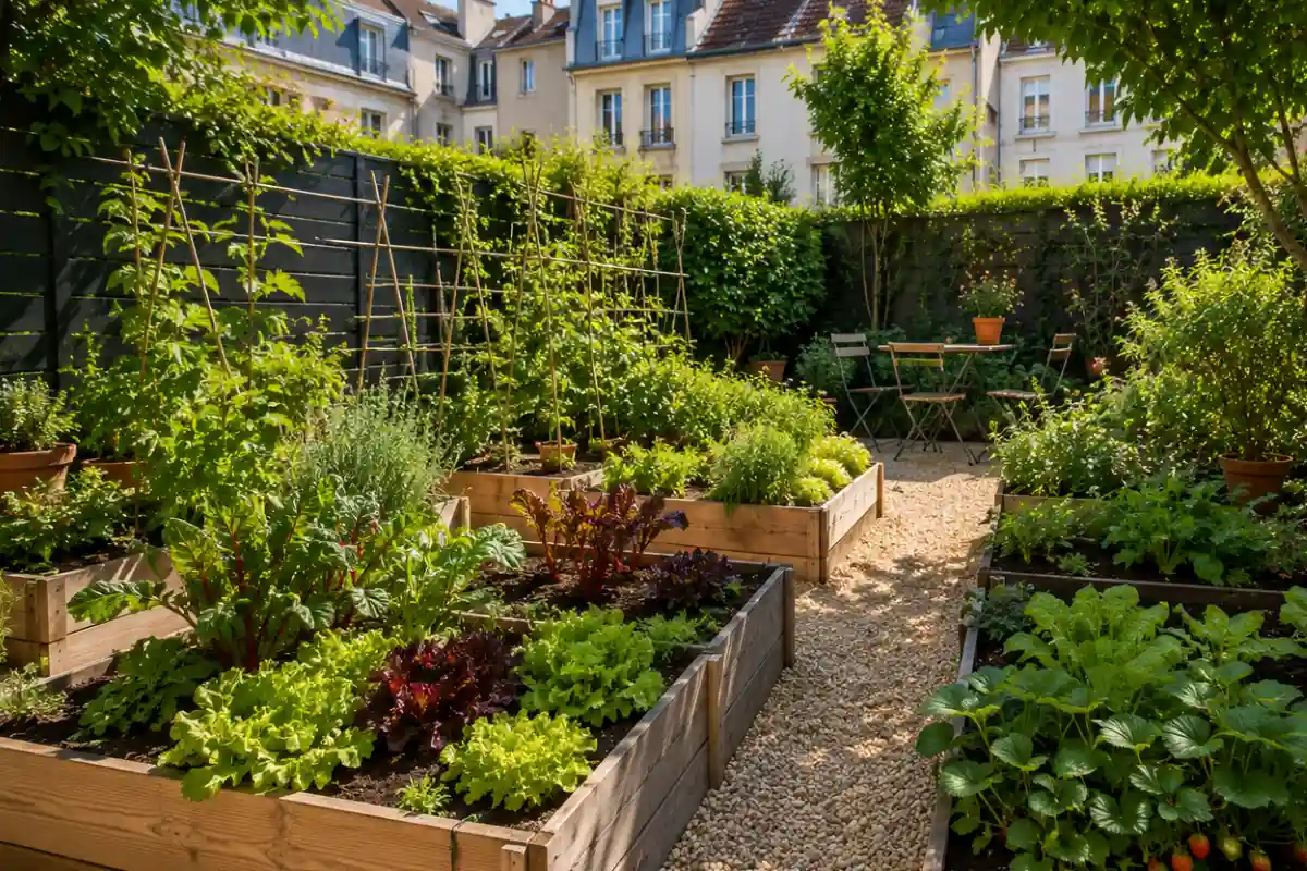 Fontenay-aux-Roses jardin de ville contemporain