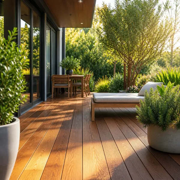 Aménagement paysager Terrase en bois