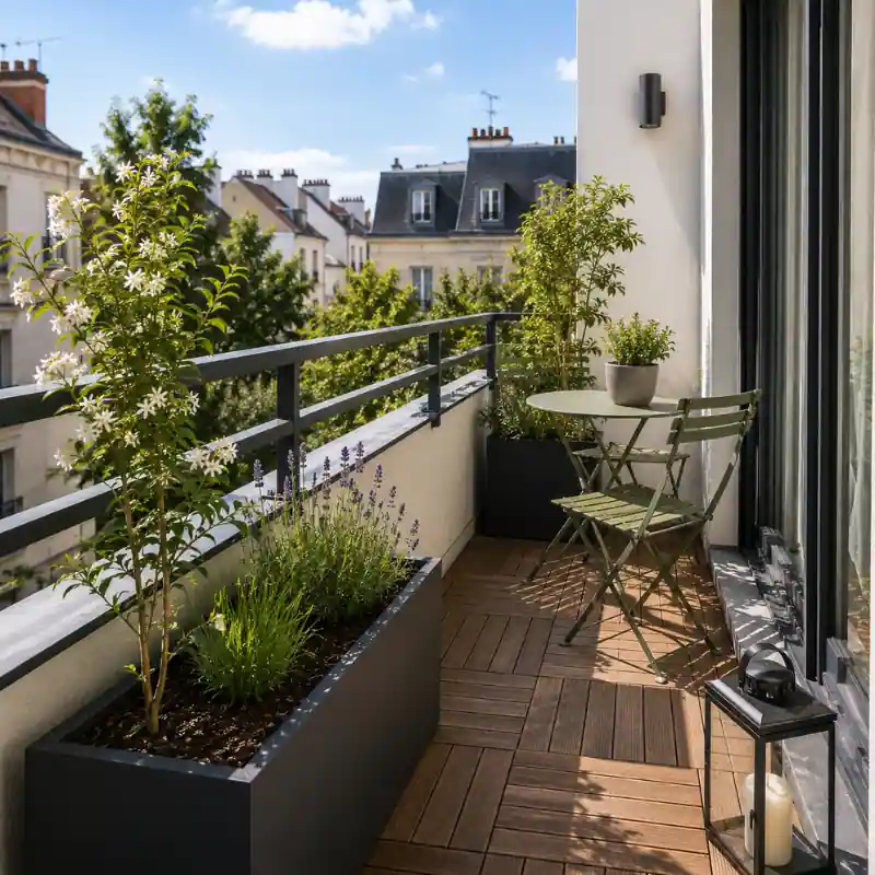 Créer des terrasses adaptées aux vis-à-vis urbains