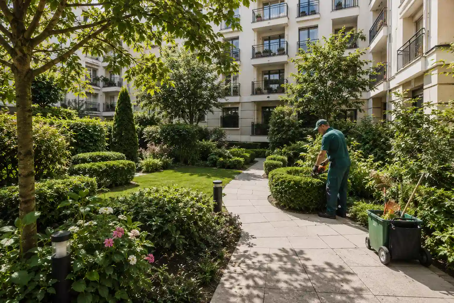 Entretien d'un espace vert en copropriété : ce qu'il faut savoir