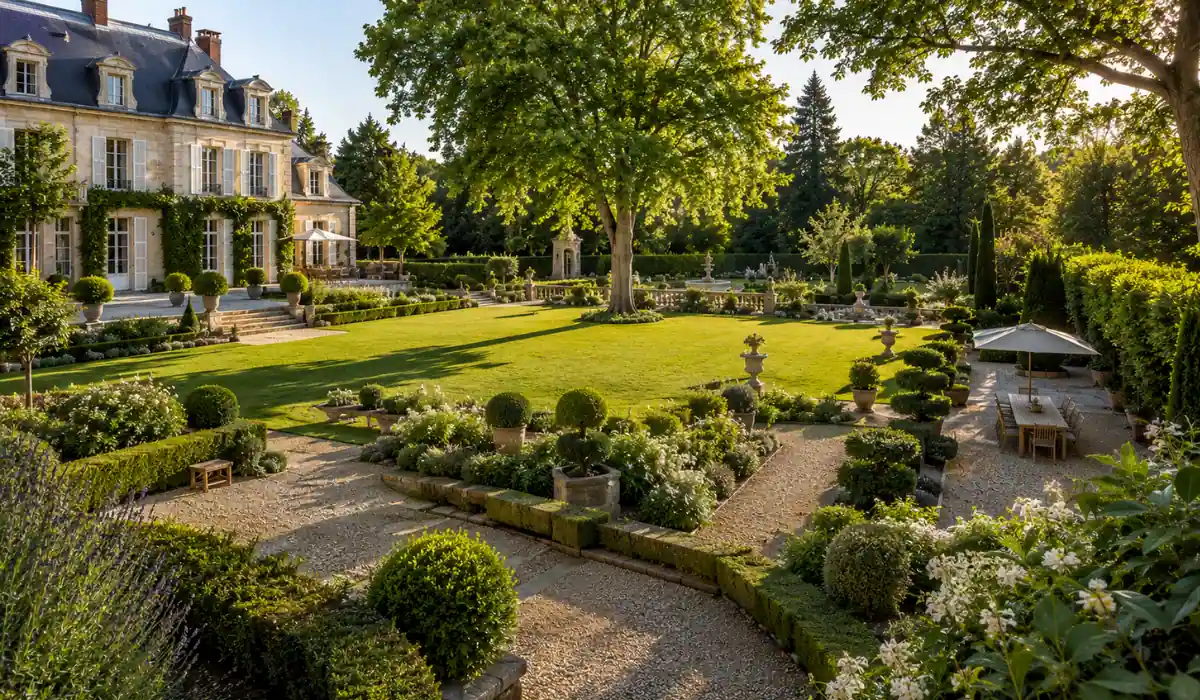jardin de 1 000 m2 entretien prix