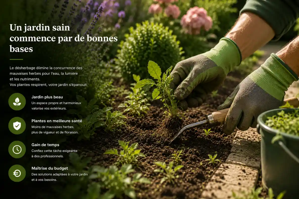 Combien coûte le désherbage d'un jardin ?