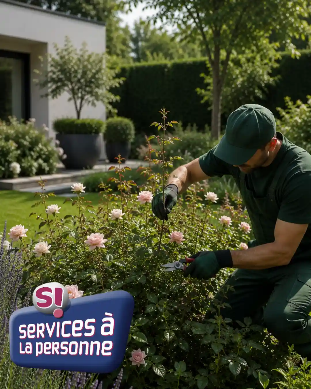 jardinier taille rosiers 92