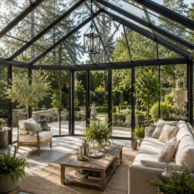 Serre et aménagement jardin complet dans le 92 - Hauts-de-Seine