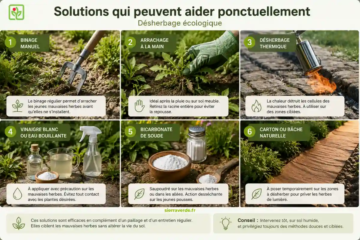 desherbant naturel efficace recette vinaigre, sel ou ortie