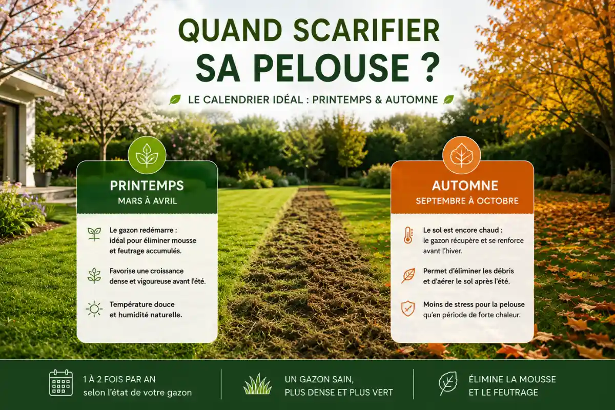 Scarification de pelouse