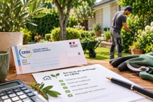 CESU et jardinage change avance immediate