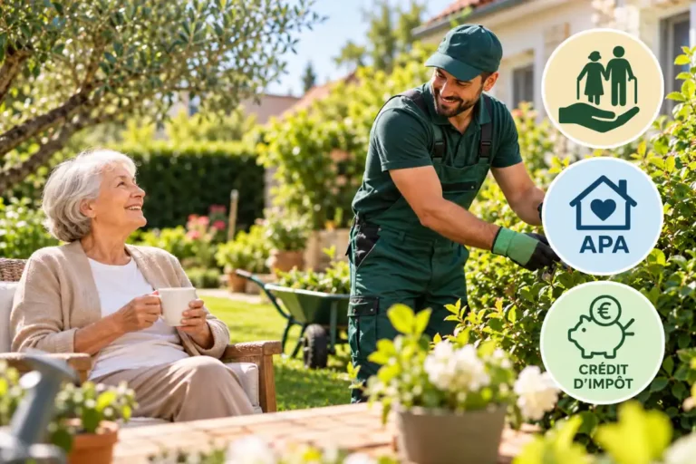 Aide jardinage personne âgée