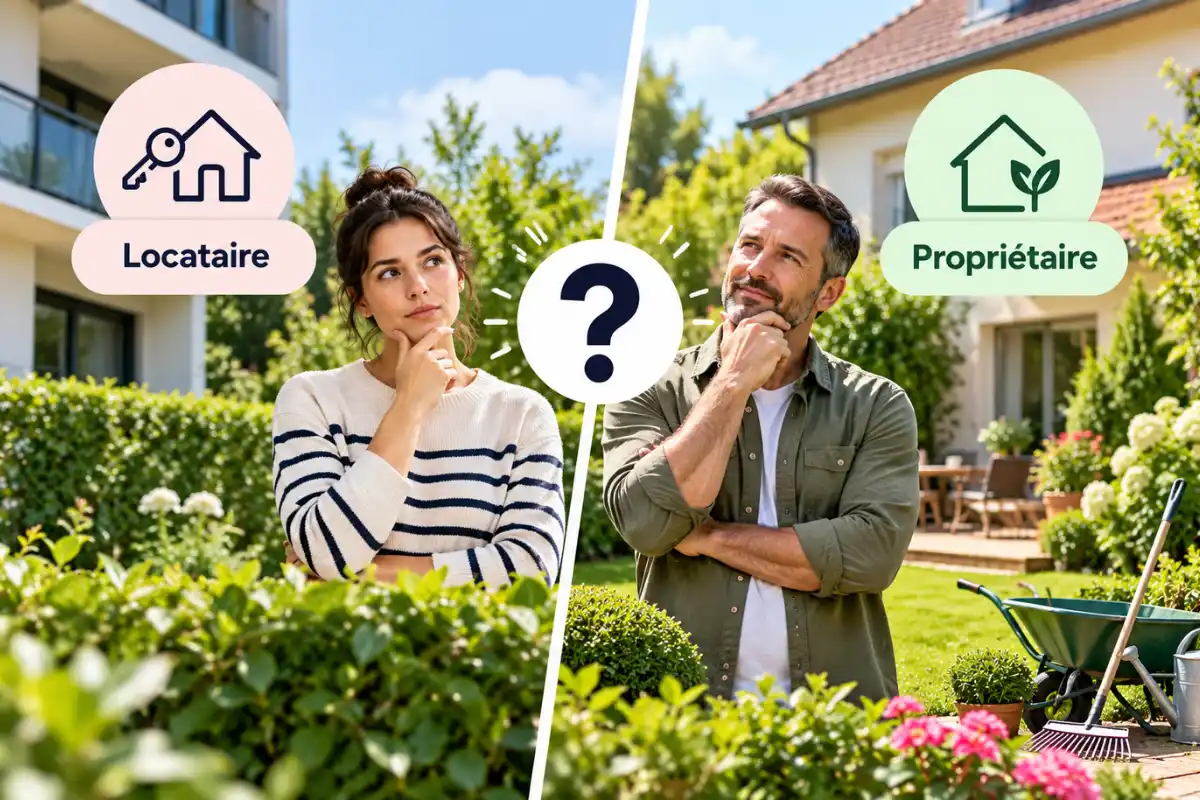 Entretien du jardin en location : ce que paie le locataire et le propriétaire